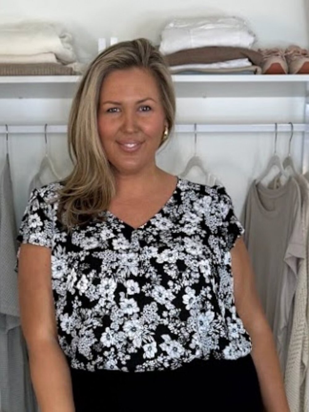 Torrid Floral Vneck Blouse